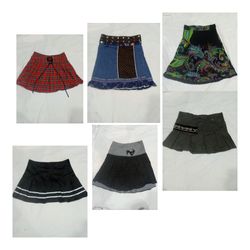 All Style Y2k And Modern  Mini Skirt Mix 16 piece ..