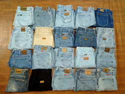 Lee Wrangler Jeans 22 Pcs