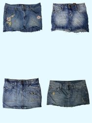 “Y2K Denim Mini Skirt Collection” (TS-428)