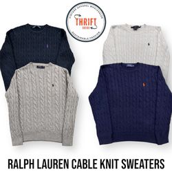 T867 Ralph Lauren Cable Knit Sweaters 35PCs