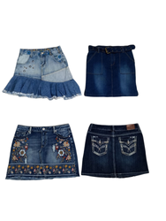Ex-Denim cute midi skirts -20pcs -24/3/25