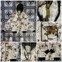 (15pieces)Rework Style canvas workwear Camo jacket..