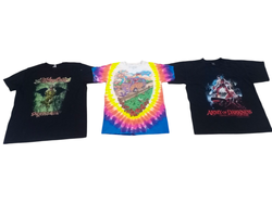 T-shirts imprimés vintage - 70 pièces