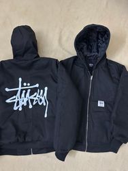 Stussy Rework Style Workwear Printed Jackets 20 Pc..