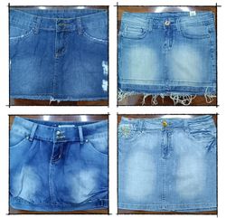 G0194 Gonna mini in denim da donna Y2K - 15 pezzi