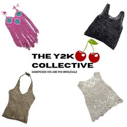 Y2K Boho Festival Crochet Tops Mix (tec27)