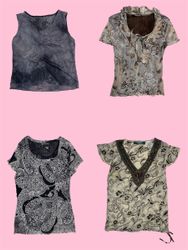 “Y2K Prints & Textures: Retro Tops for Vintage Vib..