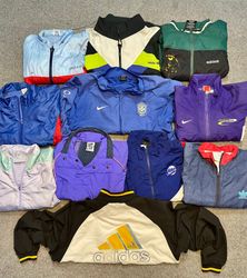 Nike, Adidas vestes coupe-vent vintage.