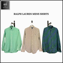 RALPH LAUREN MENS SHIRTS - 10 PCS