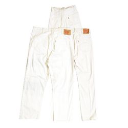 Jeans brancos Levi's 501