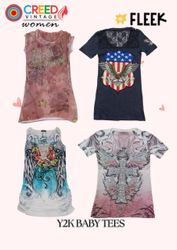 CR3920 Y2K Baby Tees - 21 Pcs