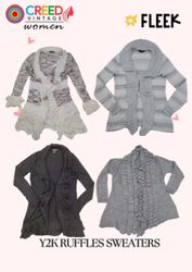 CR3924 Y2K Cardigan Pullover - 10 Stück