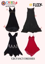 CR3926 Y2K Fancy Dresses - 8 Pcs