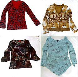 Y2K And Modern Top Crop Full Slevees 15 Pcs