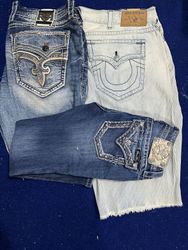 Miss me true religion und HipHop 25 Shorts