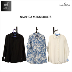 NAUTICA MEN'S SHIRTS - 24 PCS (BUNDLE 3)