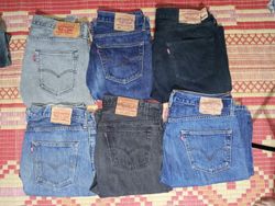 LEVI, S 501  MEN WEAR JEANS  TOTAL 11  PIECES  (ID..