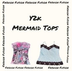 (FF-742) y2k mermaid Tops