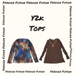(FF-744) y2k tops