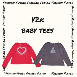 (FF-745) y2k baby tees