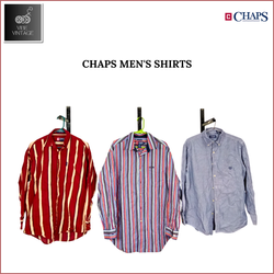 CHEMISES POUR HOMMES CHAPS - 37 PIÈCES (LOT 3)
