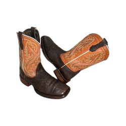 MV245# Bottes de cowboy vintage de la meilleure qu..