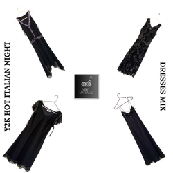 VESTIDOS ITALIANOS QUENTES Y2K MIX - 09 PCS