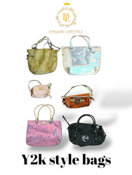 Y2k style branded bags 60 pieces