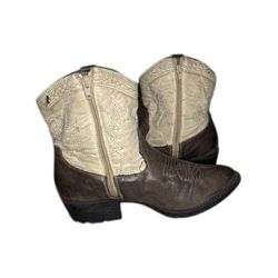 MV52#Bottes en cuir à talons pour cowgirl occident..