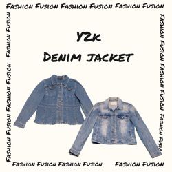 (FF-754) y2k denim jackets