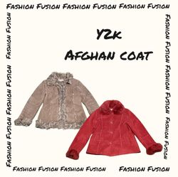 (FF-760) y2k Afghan coats
