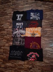 T-shirts de musique 10 pièces