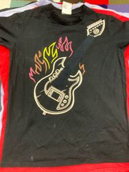 Printed and music t shirt