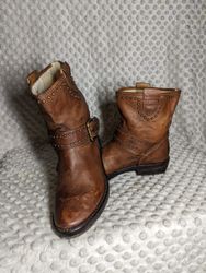Bottes en cuir de cowboys (BN-17)