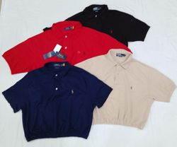 CR4006 Rework Polo Crop Tops - 25 pièces