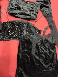 Y2K Black Tops / 10 Pcs