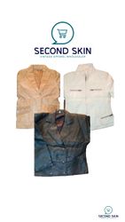 Y2K vintage leather jacket coat blazer - 20 pcs