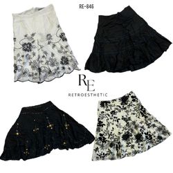 Y2K Fairy Core Cotton Skirts (RE-846)