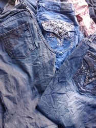 Y2k Embroidered Jeans / 10 Pcs