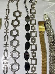 Ceinture chaîne à nouer Y2k (M-60)