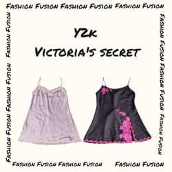 (FF-774) y2k Victoria's Secret Silk-Slip-Dress