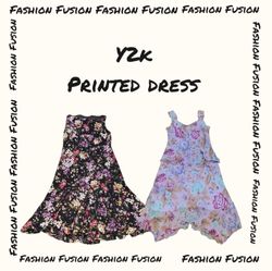 (FF-782) Robe imprimée Y2k