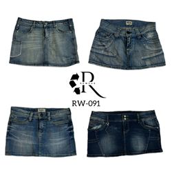 Mini saias da Era Y2K Britney Demi (RW-091)