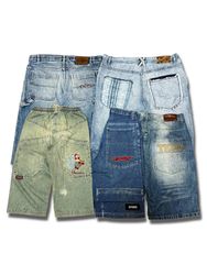 Y2K Hip Hop Japanese Embroidered Shorts (AS-17)