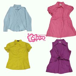 Y2k Retro Candy Color Shirt
