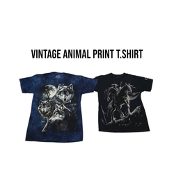 Vintage Animal Print T.shirt
