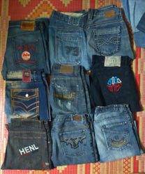 POLO AND OTHER MIX BRANDS MEN WEAR JEANS ( 12 PIEC..