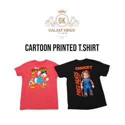 Cartoon print T.shirt