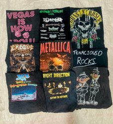 Metallica and music t shirts