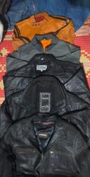 CELLNI AND OTHER MIX BRANDS  LEATHER JACKET ( 8 PI..